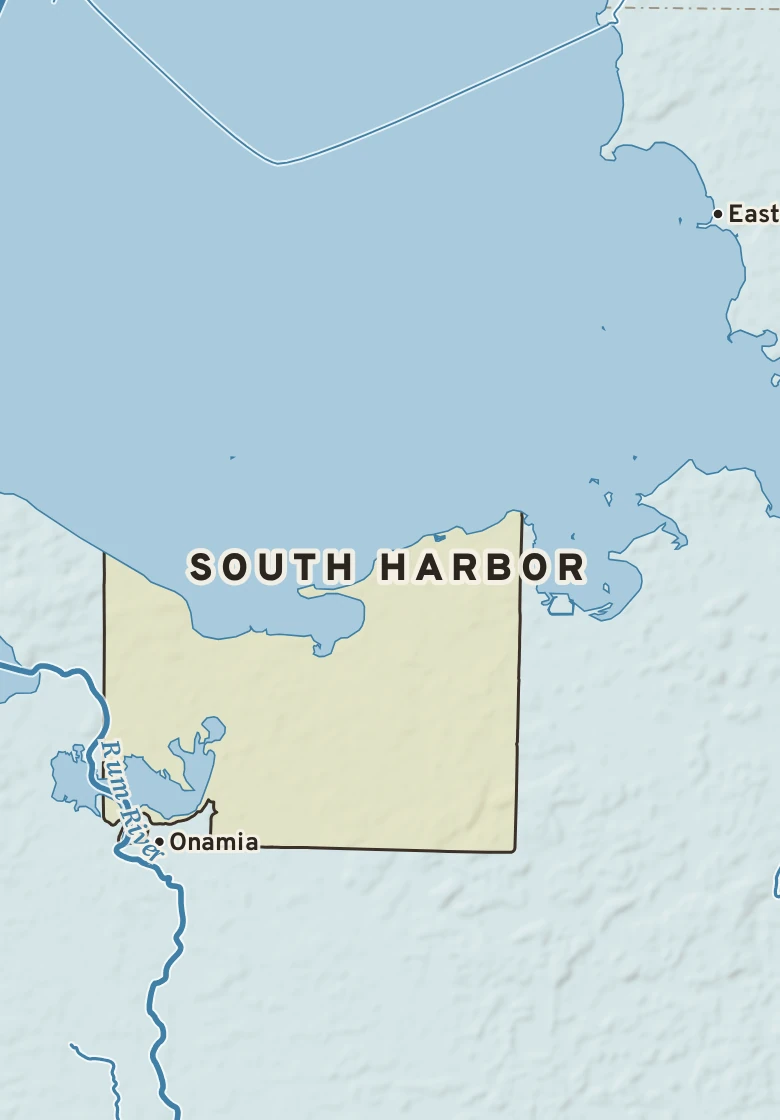 Atlas plate of South Harbor, Minnesota.