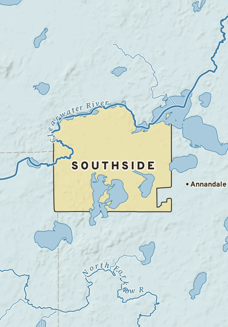 Atlas plate of Southside, Minnesota.