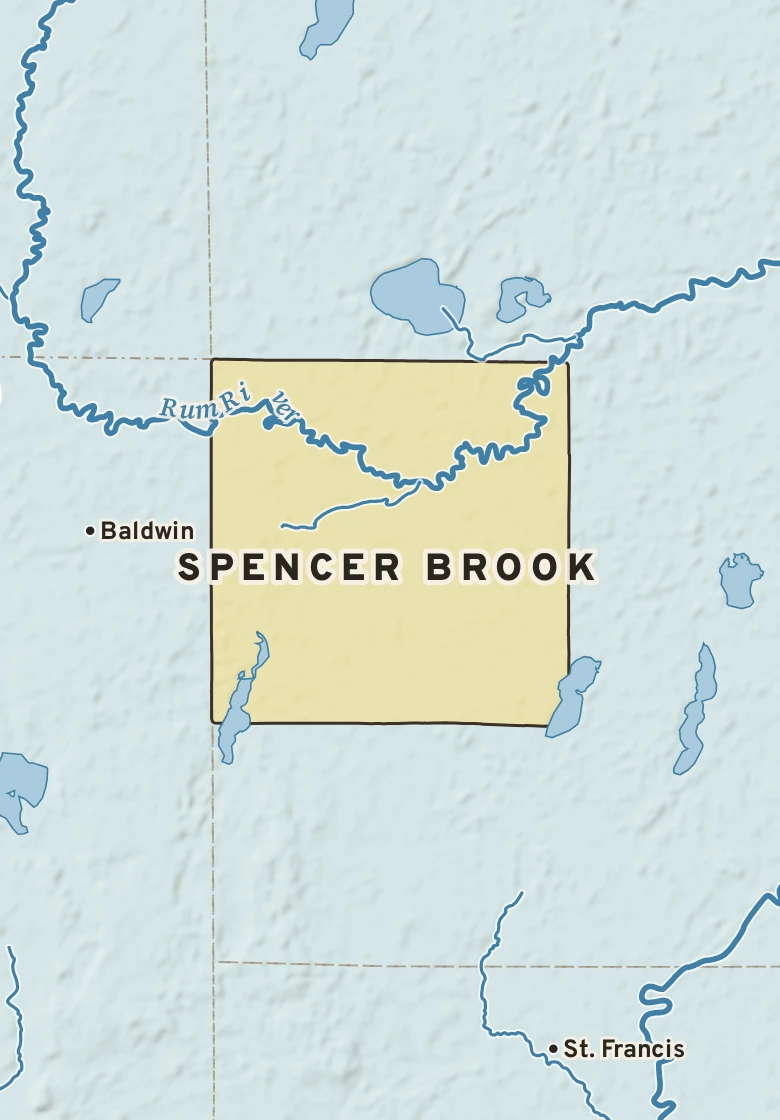 Atlas plate of Spencer Brook, Minnesota.