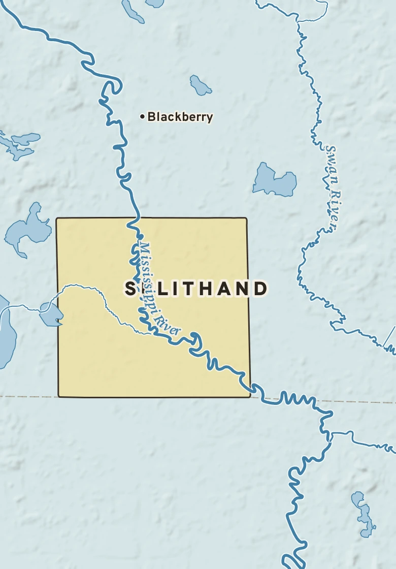 Atlas plate of Splithand, Minnesota.
