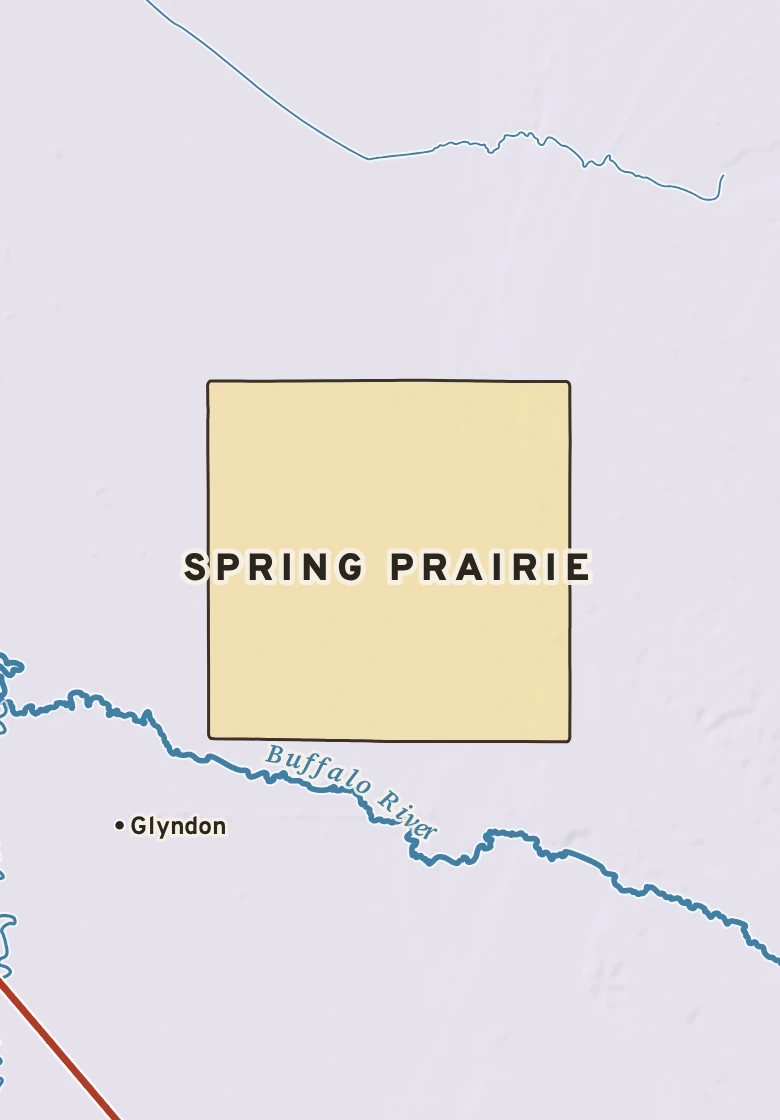 Atlas plate of Spring Prairie, Minnesota.
