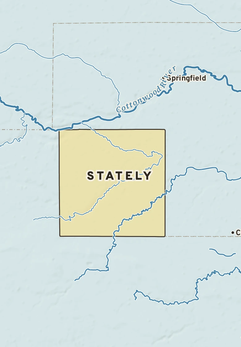 Atlas plate of Stately, Minnesota.