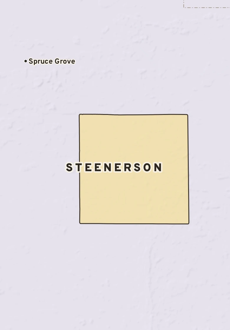 Atlas plate of Steenerson, Minnesota.