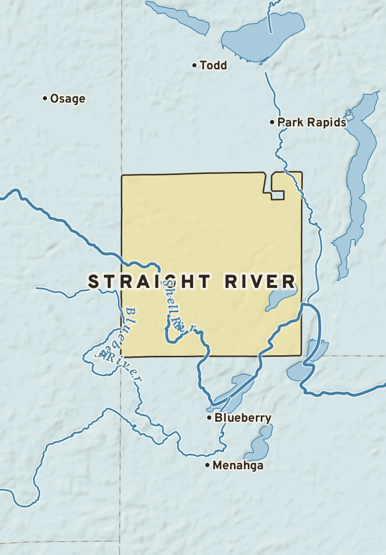 Atlas plate of Straight River, Minnesota.
