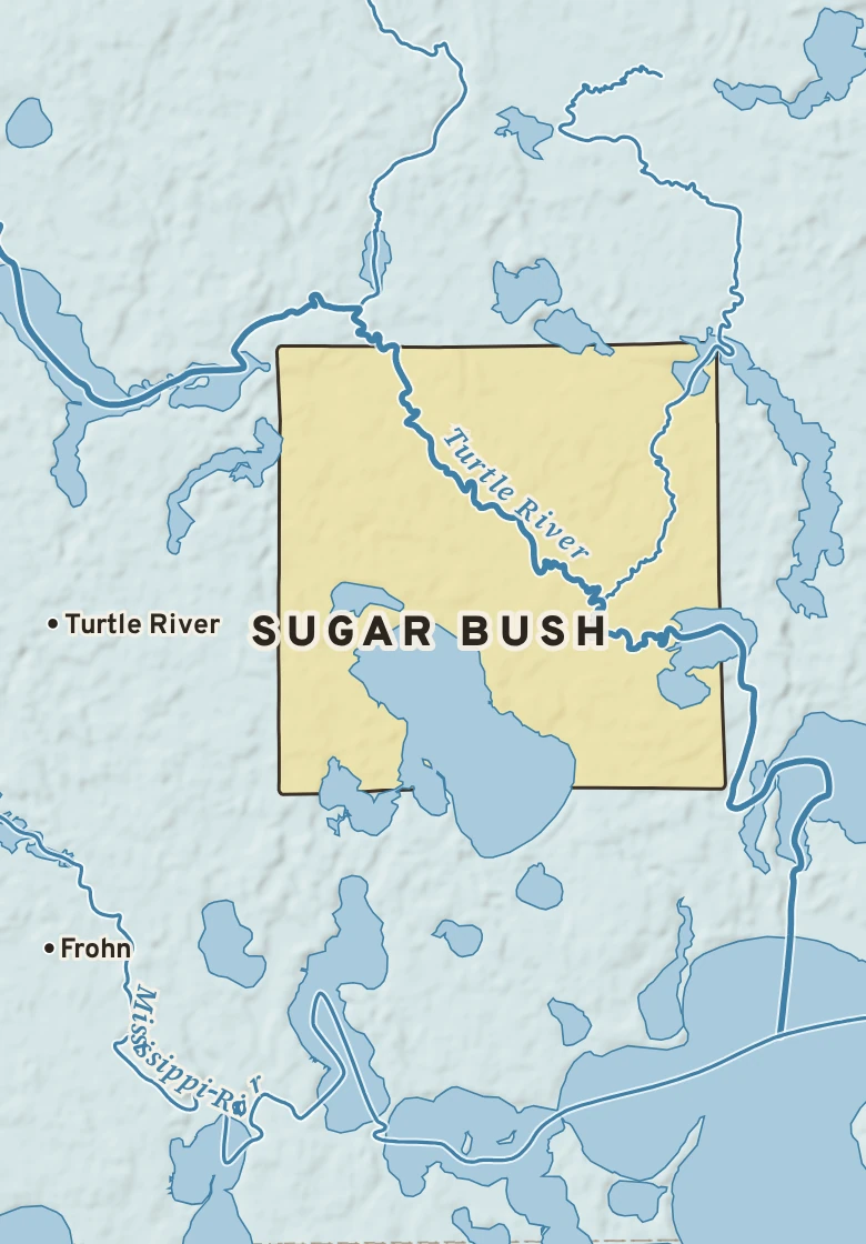 Atlas plate of Sugar Bush, Minnesota.