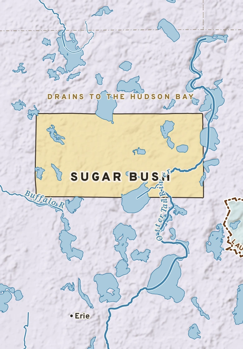 Atlas plate of Sugar Bush, Minnesota.