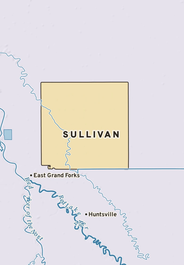 Atlas plate of Sullivan, Minnesota.