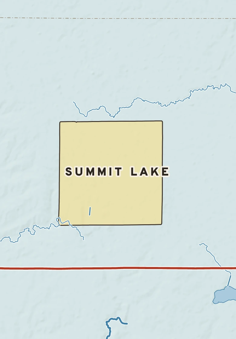 Atlas plate of Summit Lake, Minnesota.