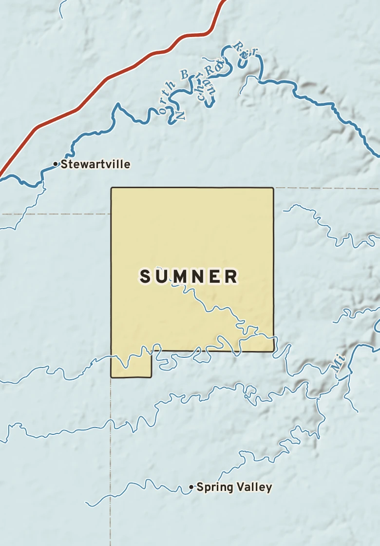 Atlas plate of Sumner, Minnesota.