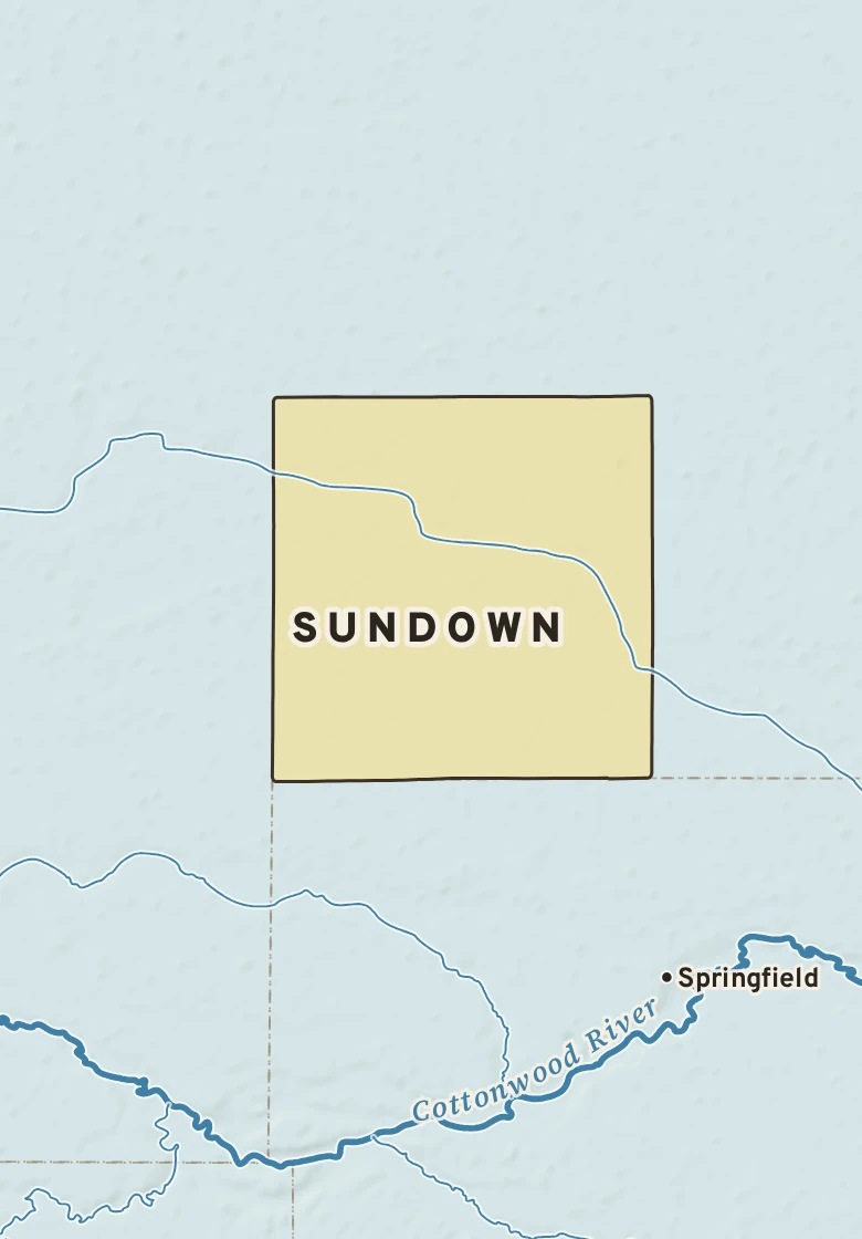 Atlas plate of Sundown, Minnesota.