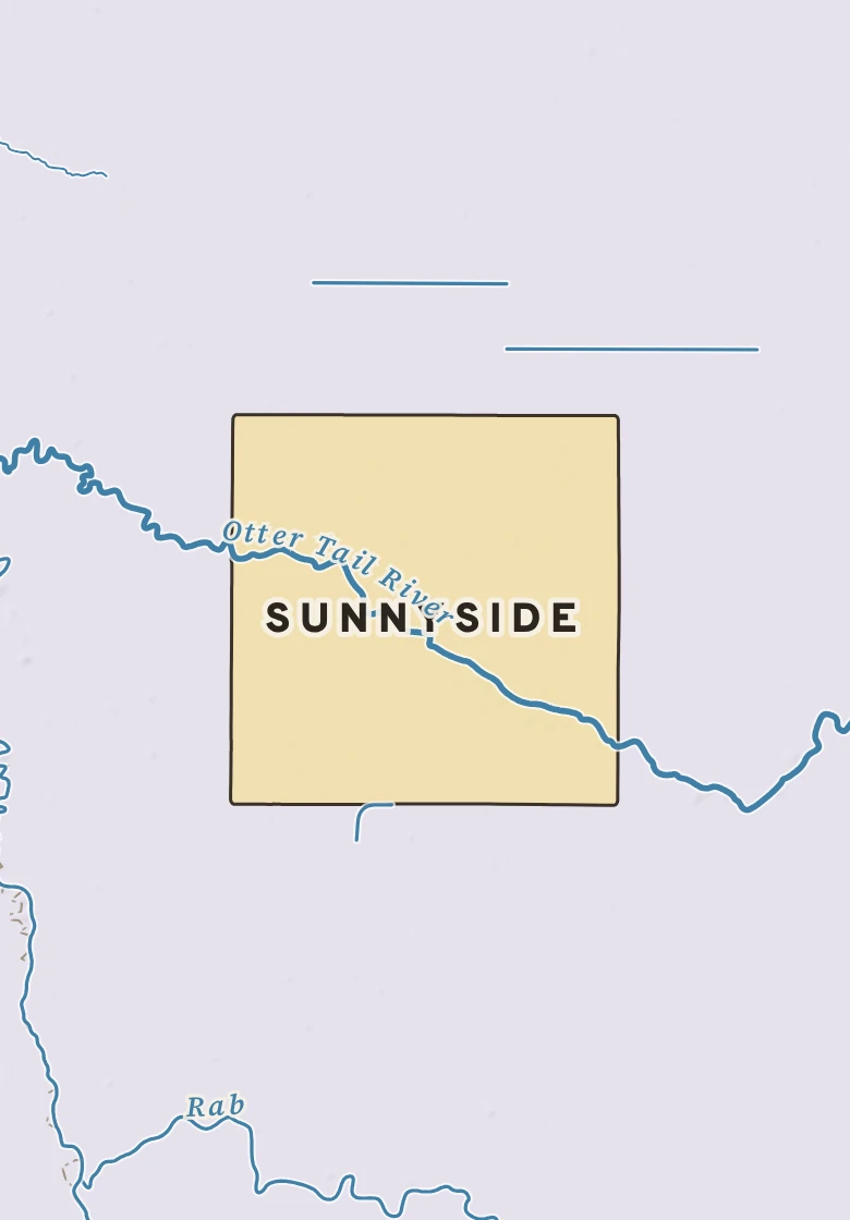 Atlas plate of Sunnyside, Minnesota.
