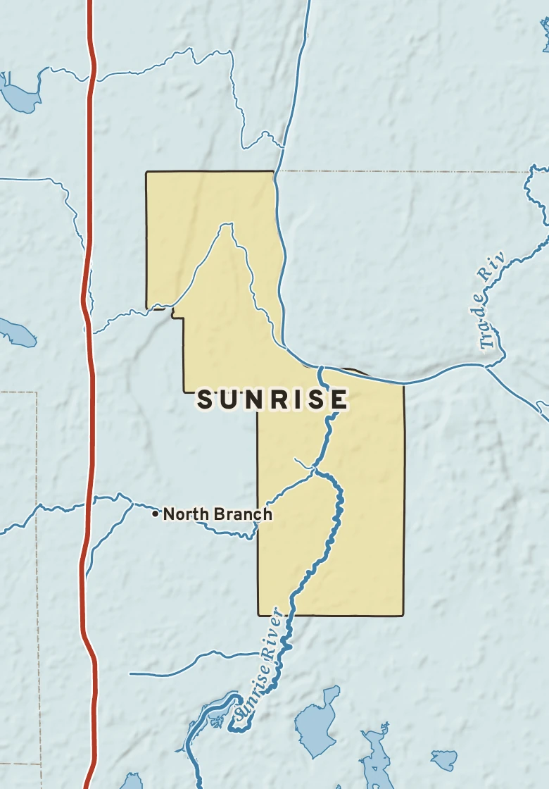 Atlas plate of Sunrise, Minnesota.
