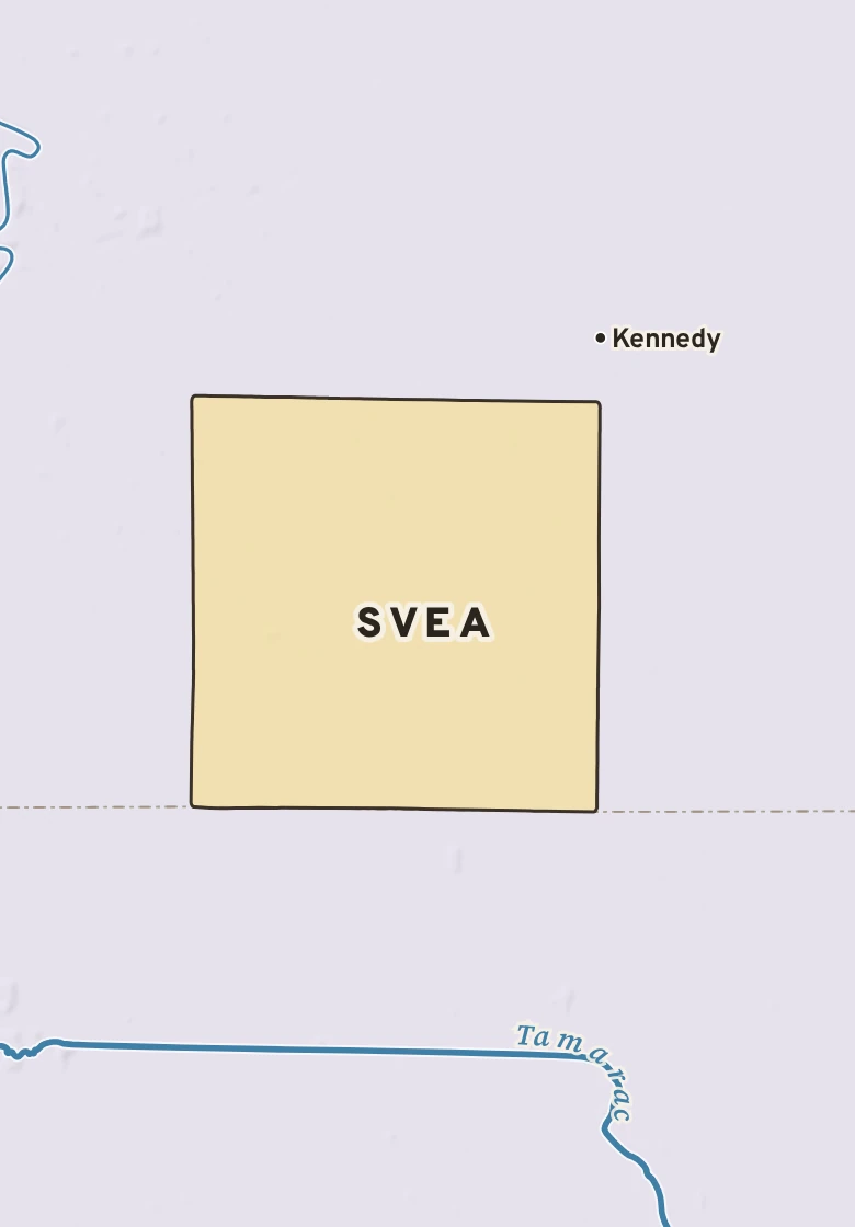 Atlas plate of Svea, Minnesota.