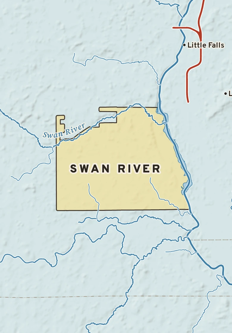 Atlas plate of Swan River, Minnesota.