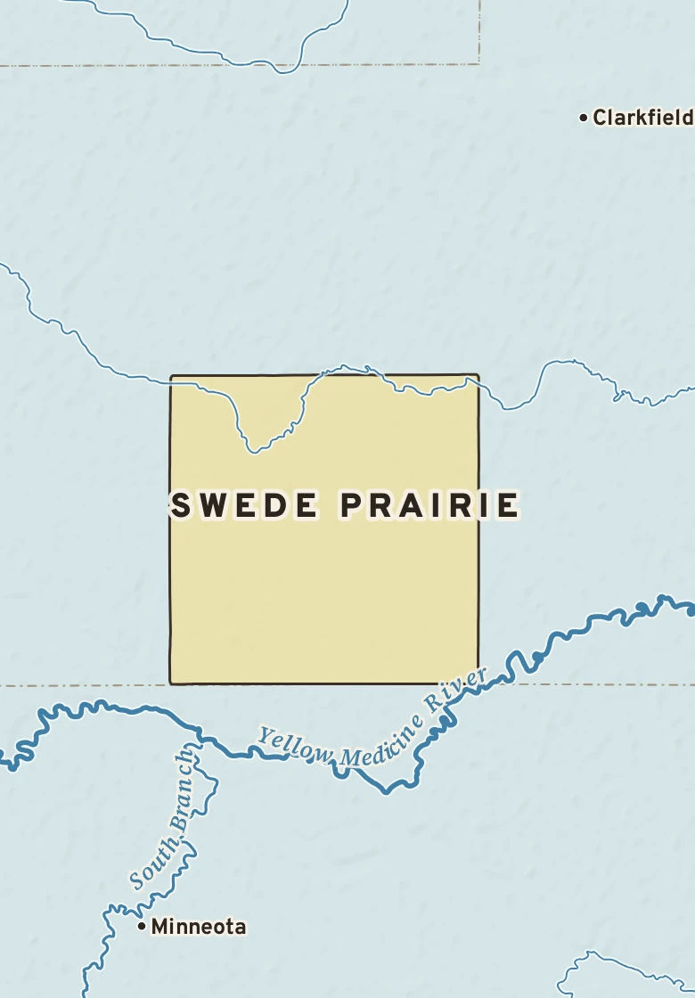 Atlas plate of Swede Prairie, Minnesota.
