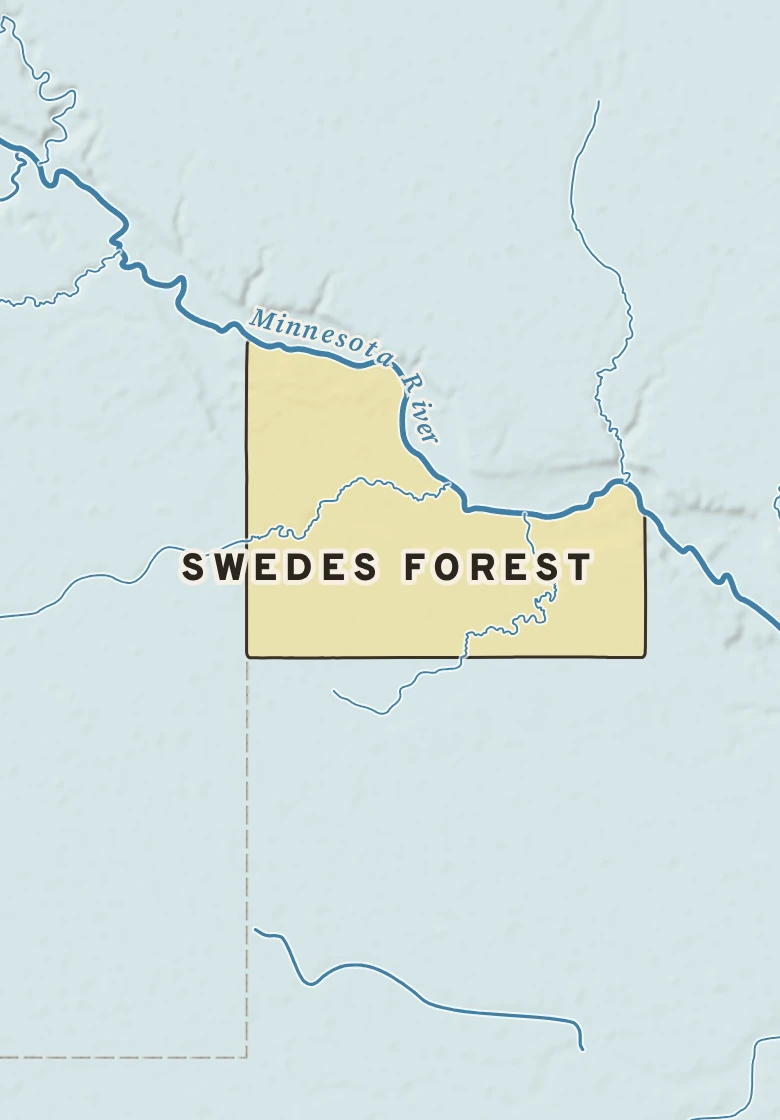 Atlas plate of Swedes Forest, Minnesota.