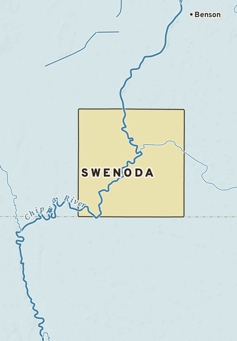 Atlas plate of Swenoda, Minnesota.