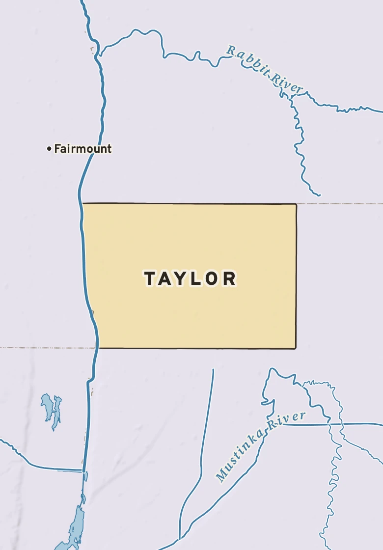 Atlas plate of Taylor, Minnesota.