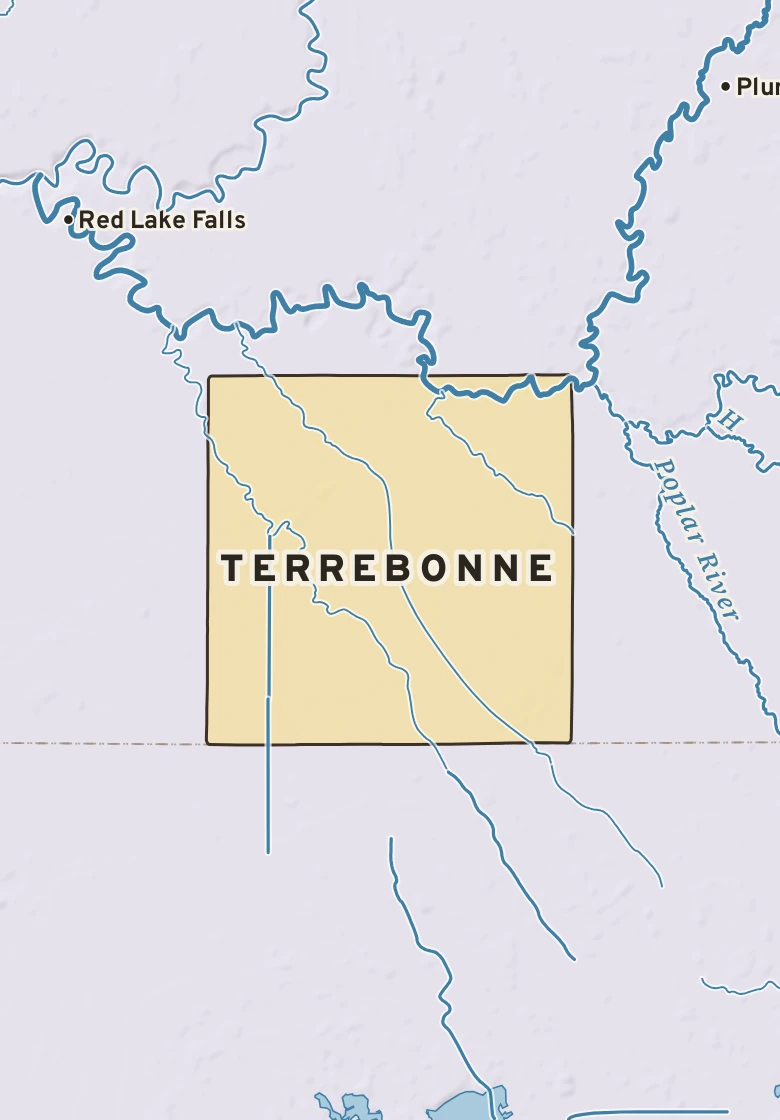 Atlas plate of Terrebonne, Minnesota.