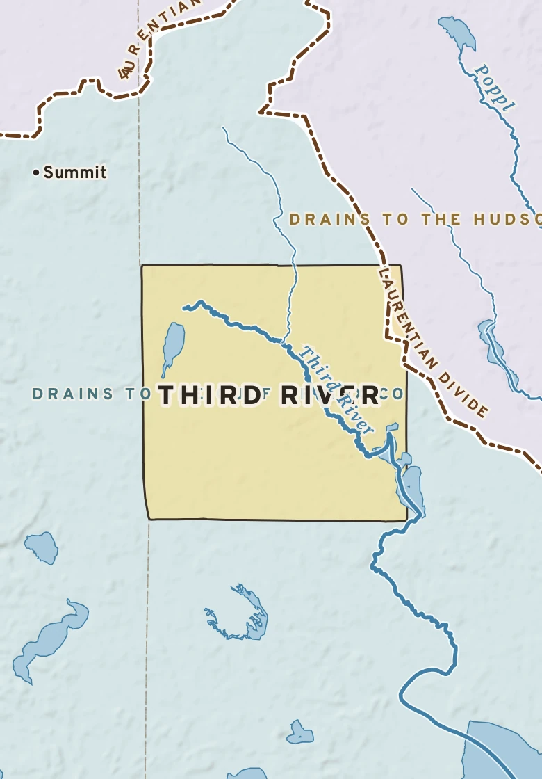 Atlas plate of Third River, Minnesota.