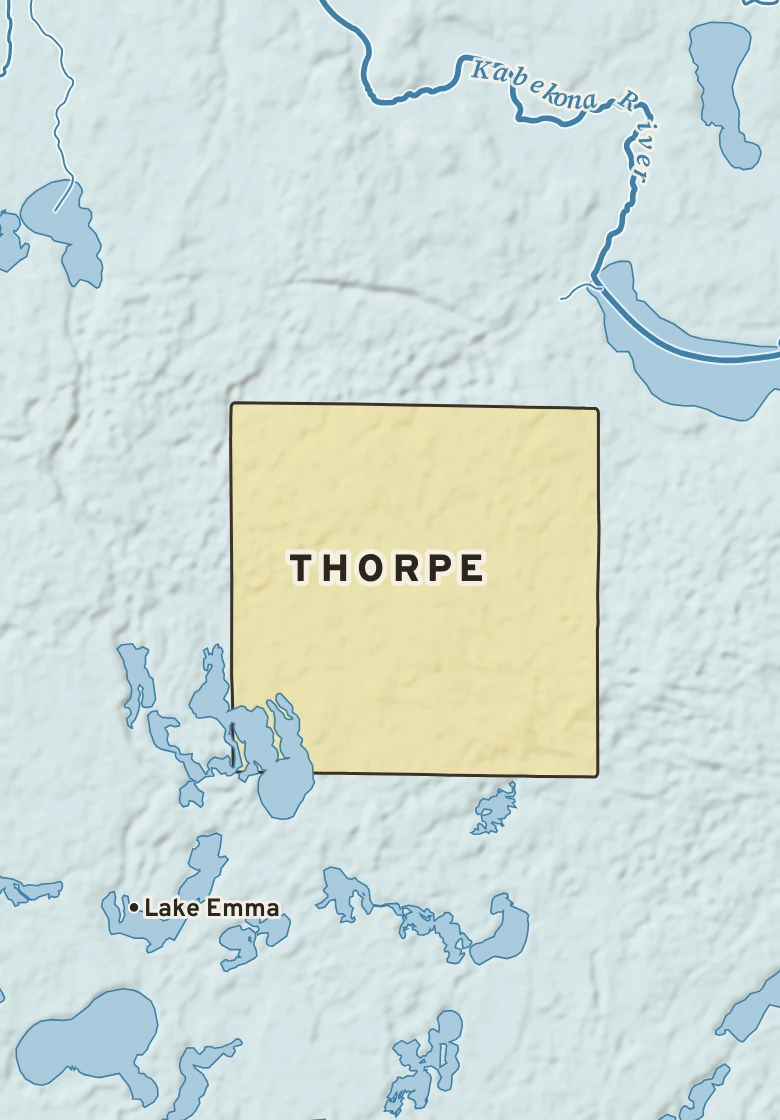 Atlas plate of Thorpe, Minnesota.