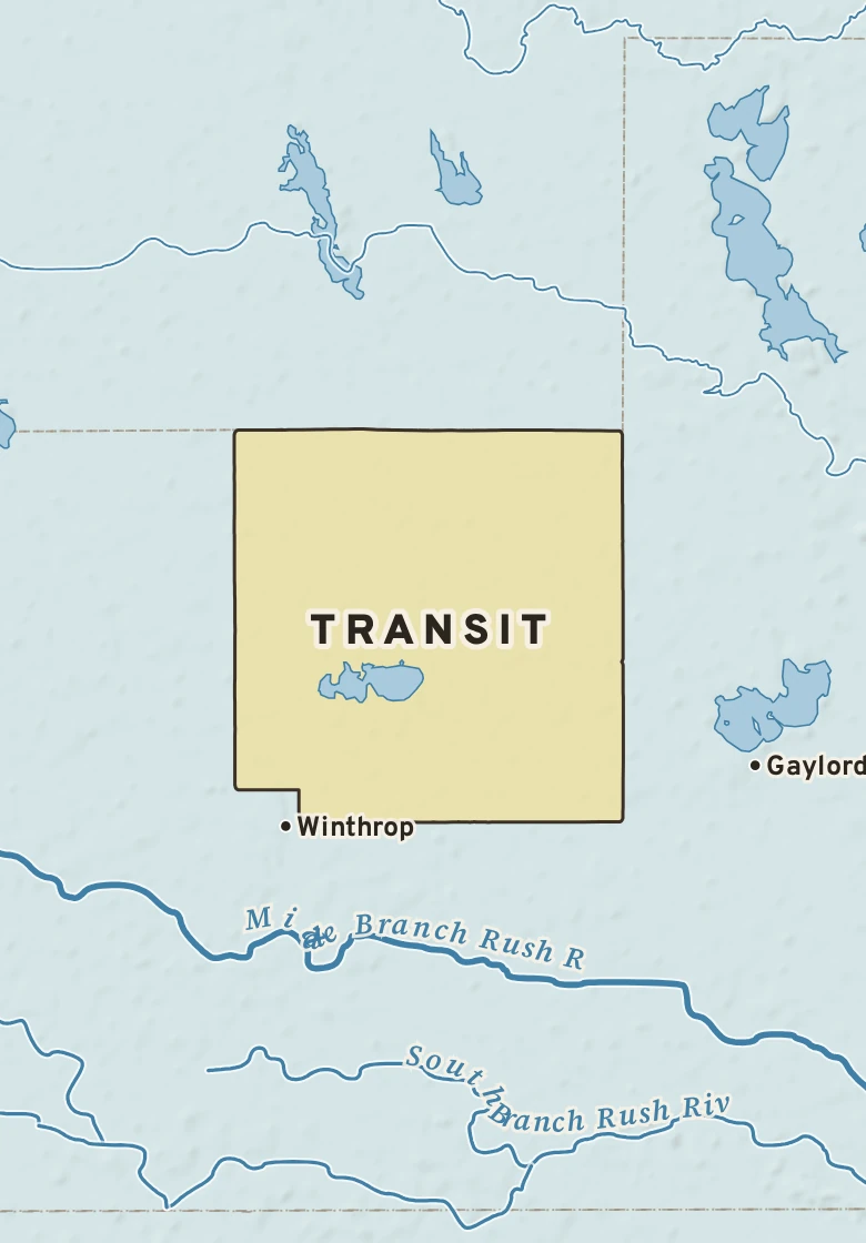 Atlas plate of Transit, Minnesota.