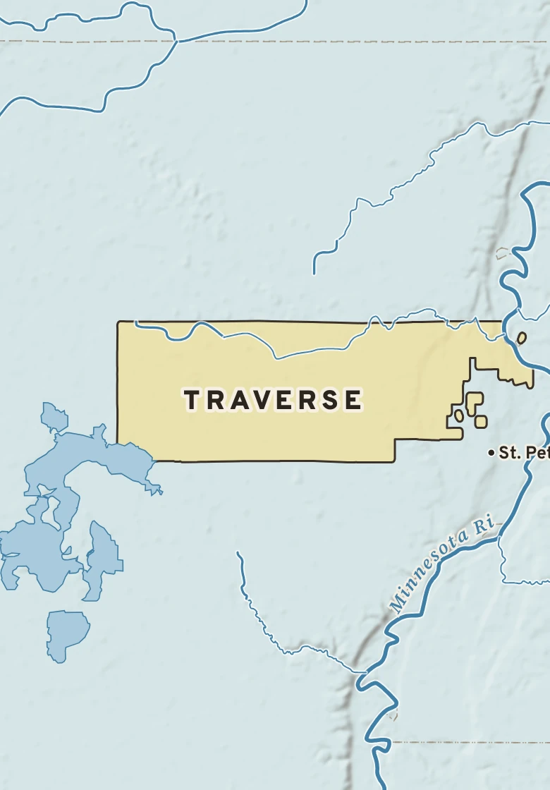 Atlas plate of Traverse, Minnesota.