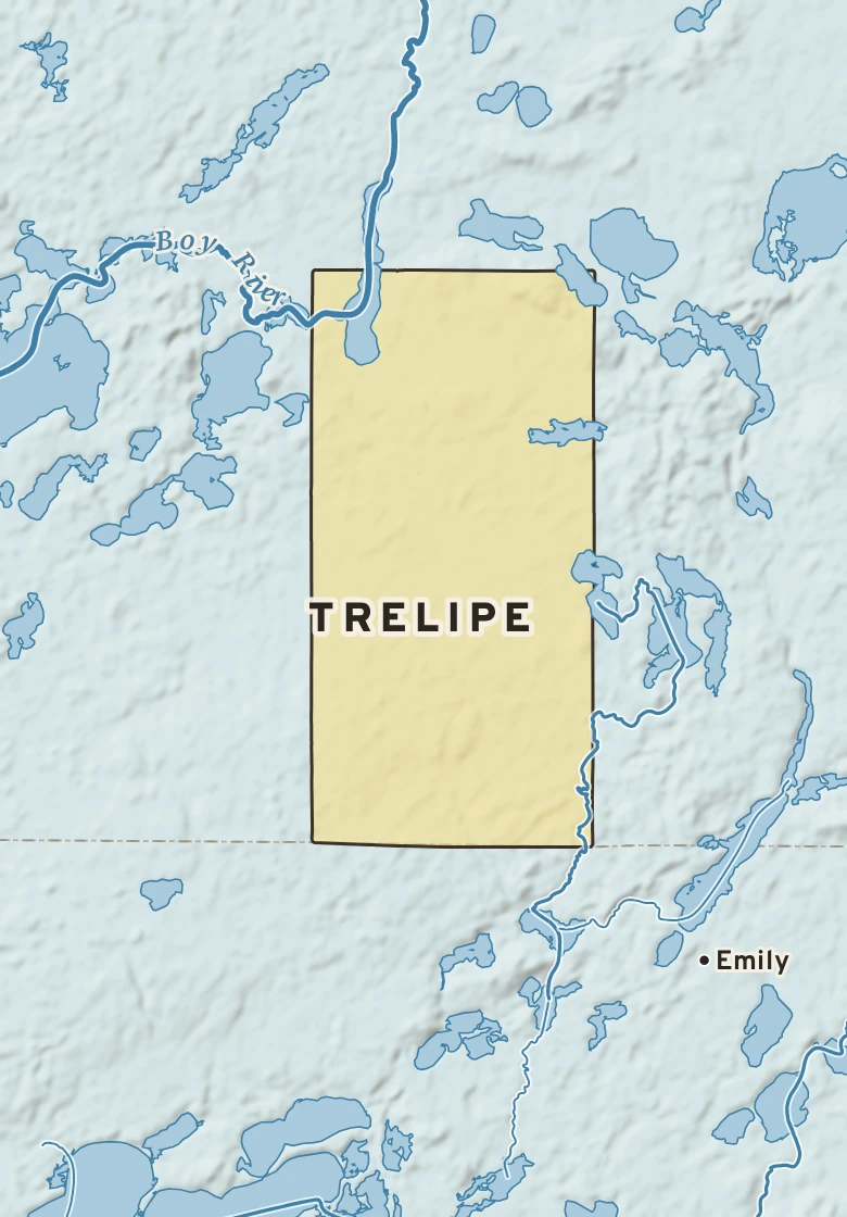 Atlas plate of Trelipe, Minnesota.