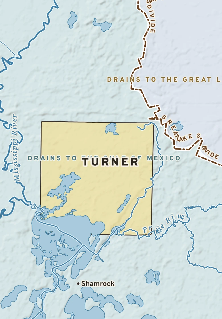 Atlas plate of Turner, Minnesota.
