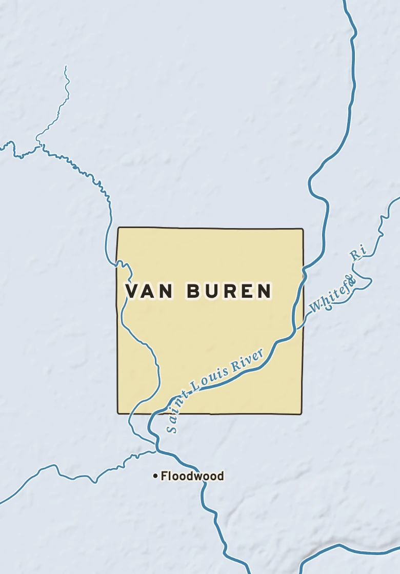 Atlas plate of Van Buren, Minnesota.