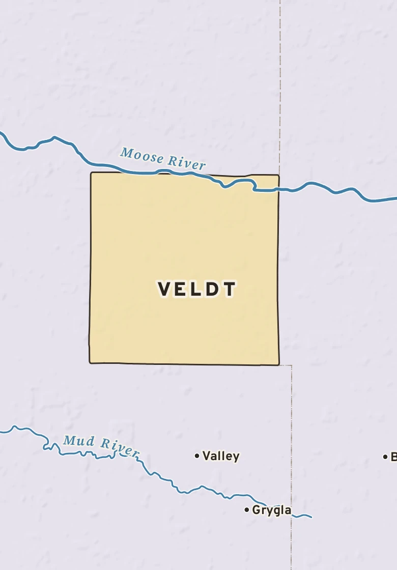 Atlas plate of Veldt, Minnesota.