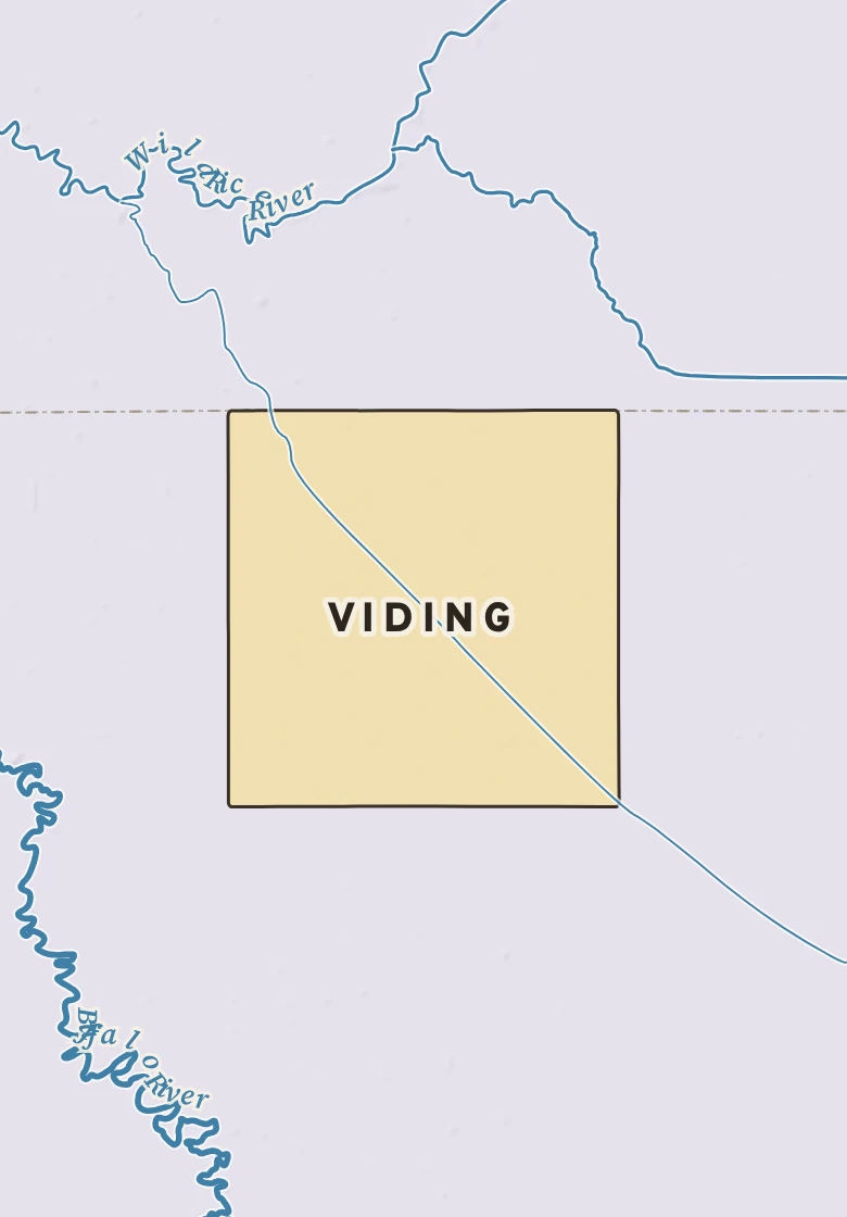 Atlas plate of Viding, Minnesota.