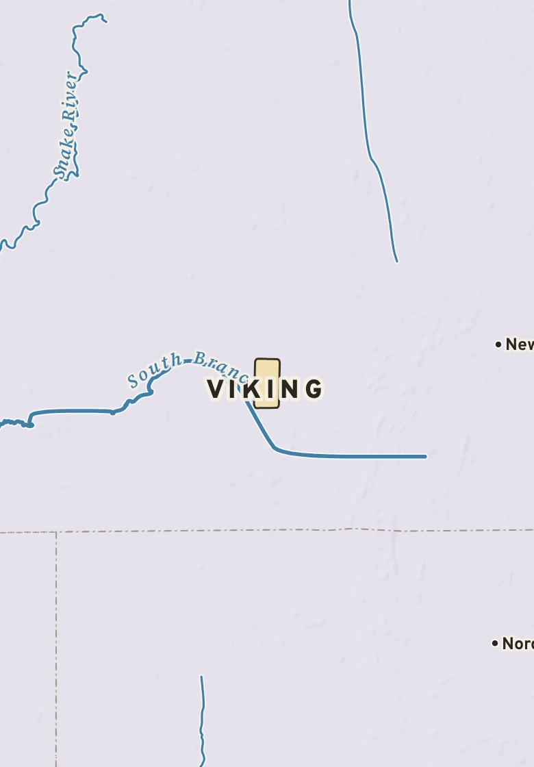 Atlas plate of Viking, Minnesota.