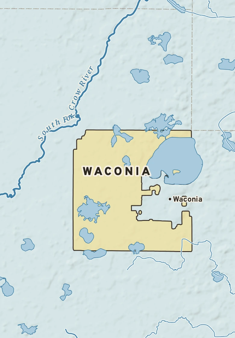 Atlas plate of Waconia, Minnesota.