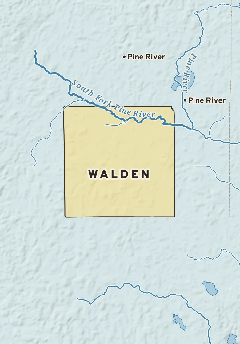 Atlas plate of Walden, Minnesota.