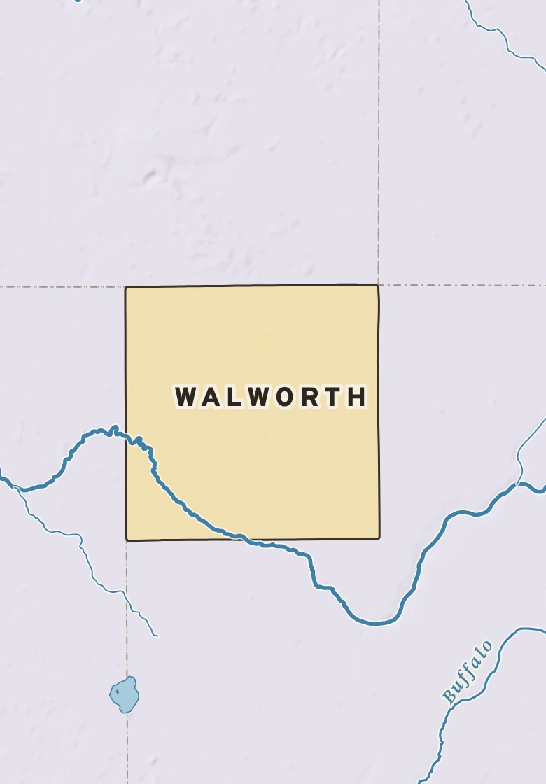 Atlas plate of Walworth, Minnesota.