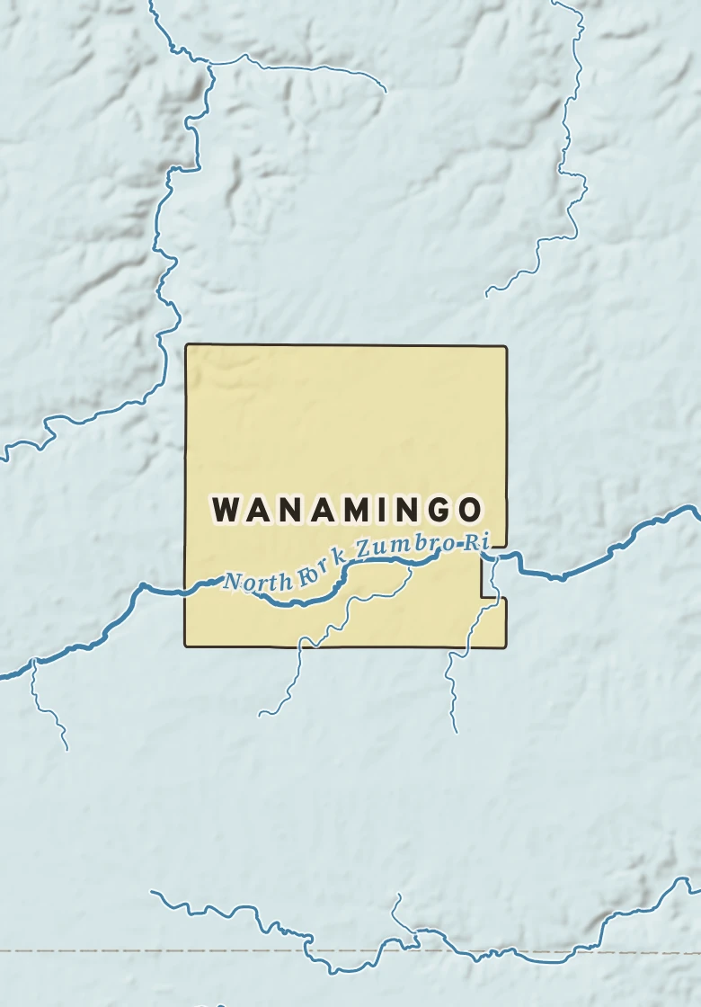 Atlas plate of Wanamingo, Minnesota.