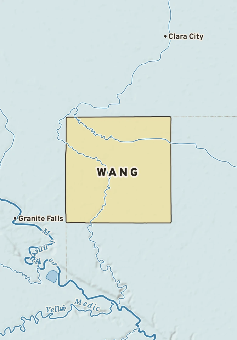 Atlas plate of Wang, Minnesota.