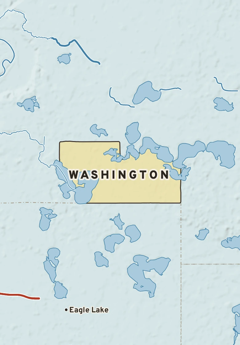 Atlas plate of Washington, Minnesota.
