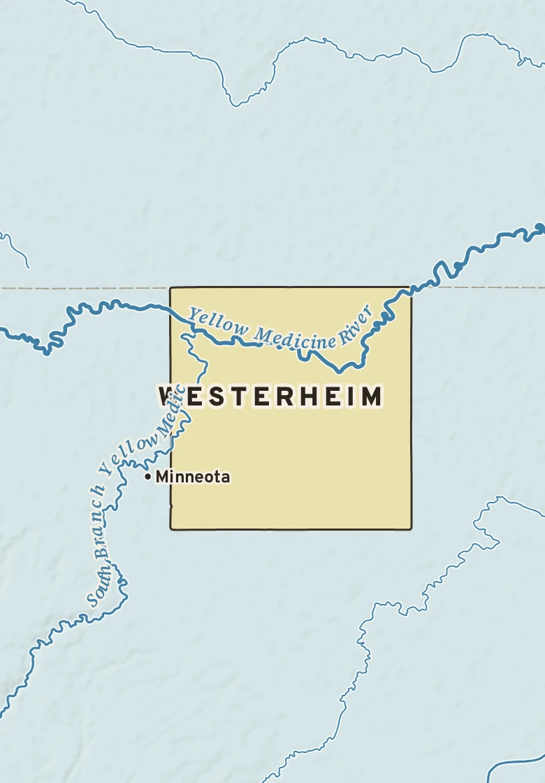 Atlas plate of Westerheim, Minnesota.