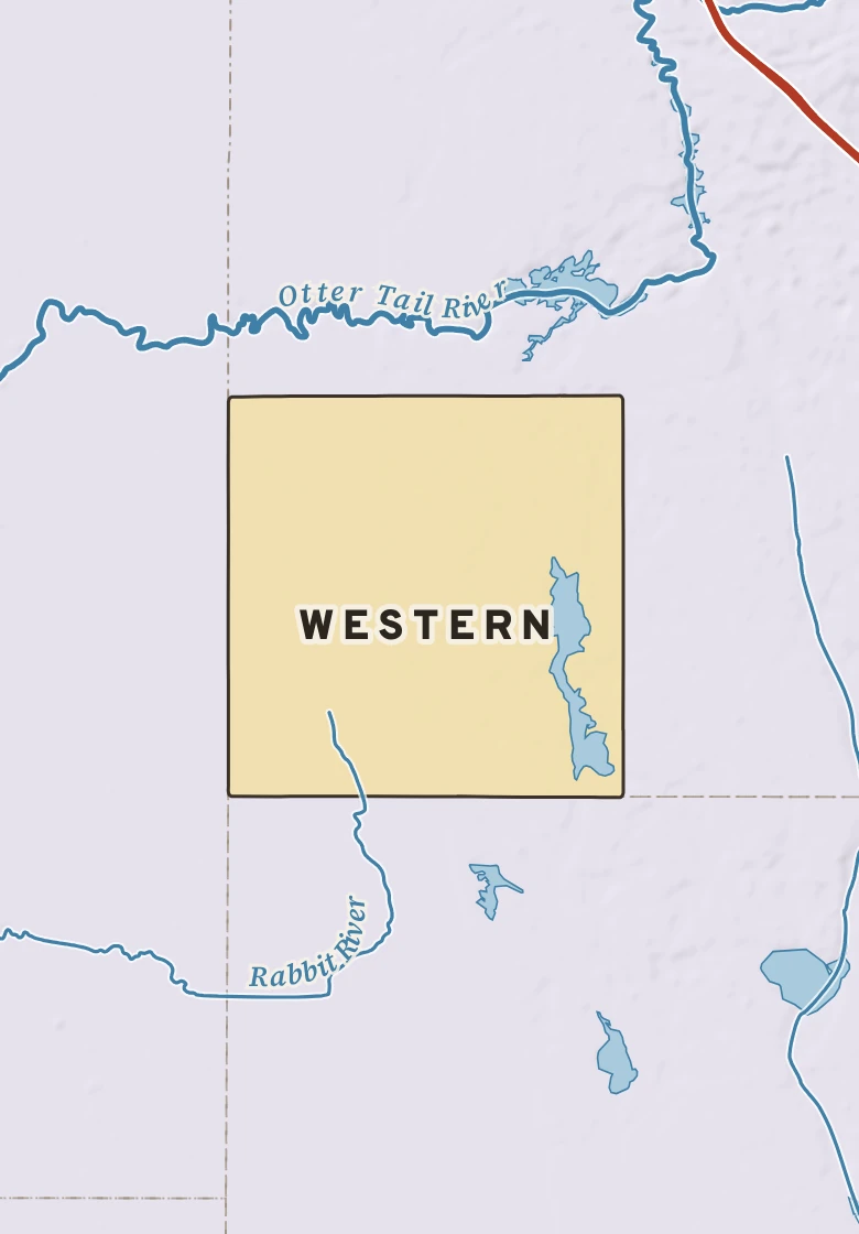 Atlas plate of Western, Minnesota.