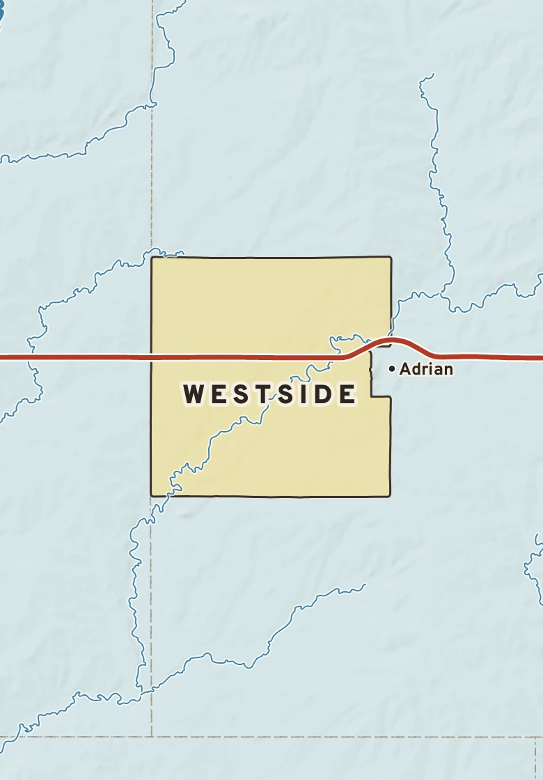 Atlas plate of Westside, Minnesota.