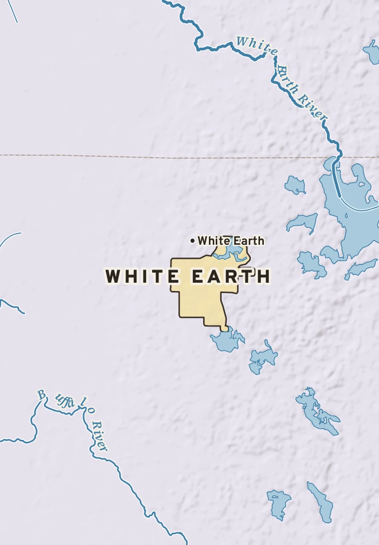 Atlas plate of White Earth, Minnesota.