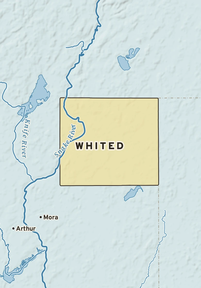Atlas plate of Whited, Minnesota.