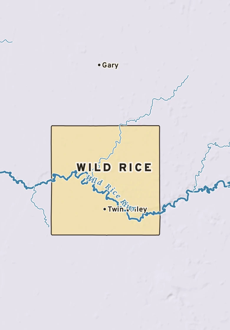 Atlas plate of Wild Rice, Minnesota.