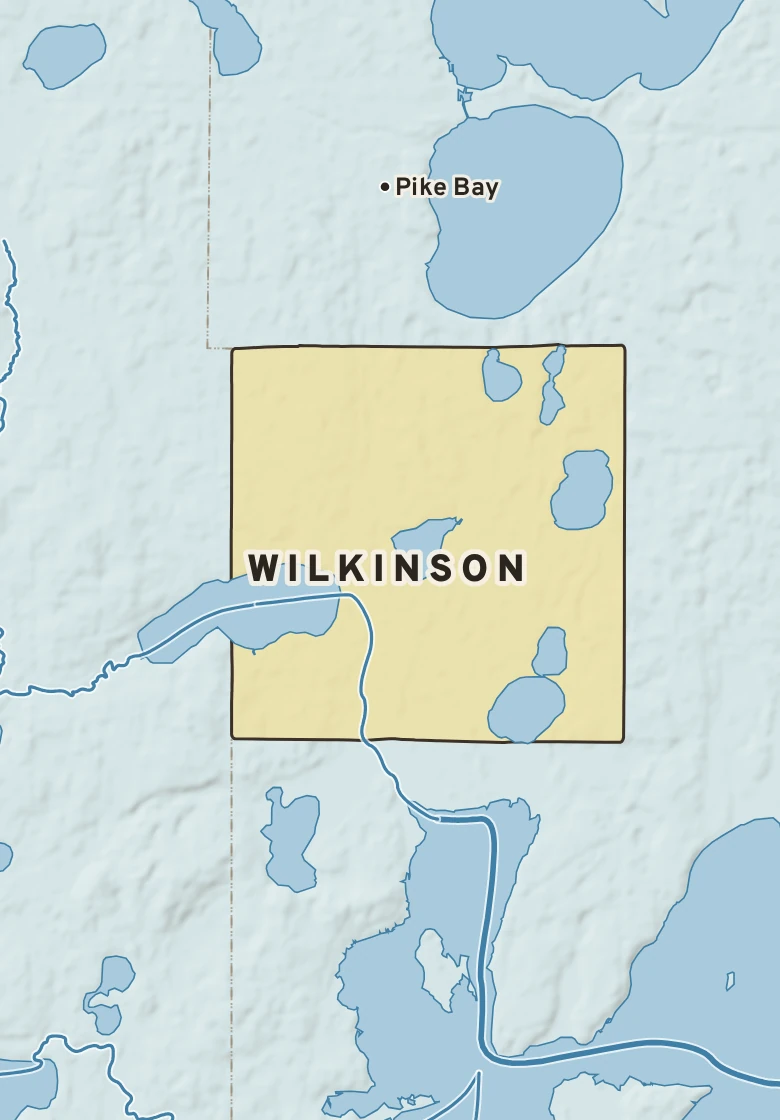 Atlas plate of Wilkinson, Minnesota.