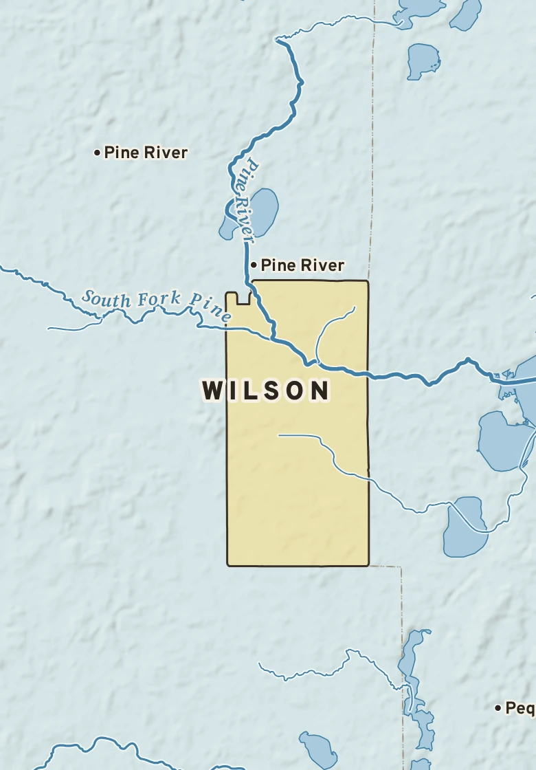 Atlas plate of Wilson, Minnesota.