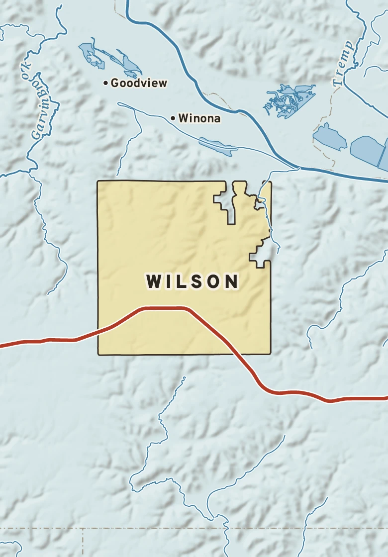 Atlas plate of Wilson, Minnesota.