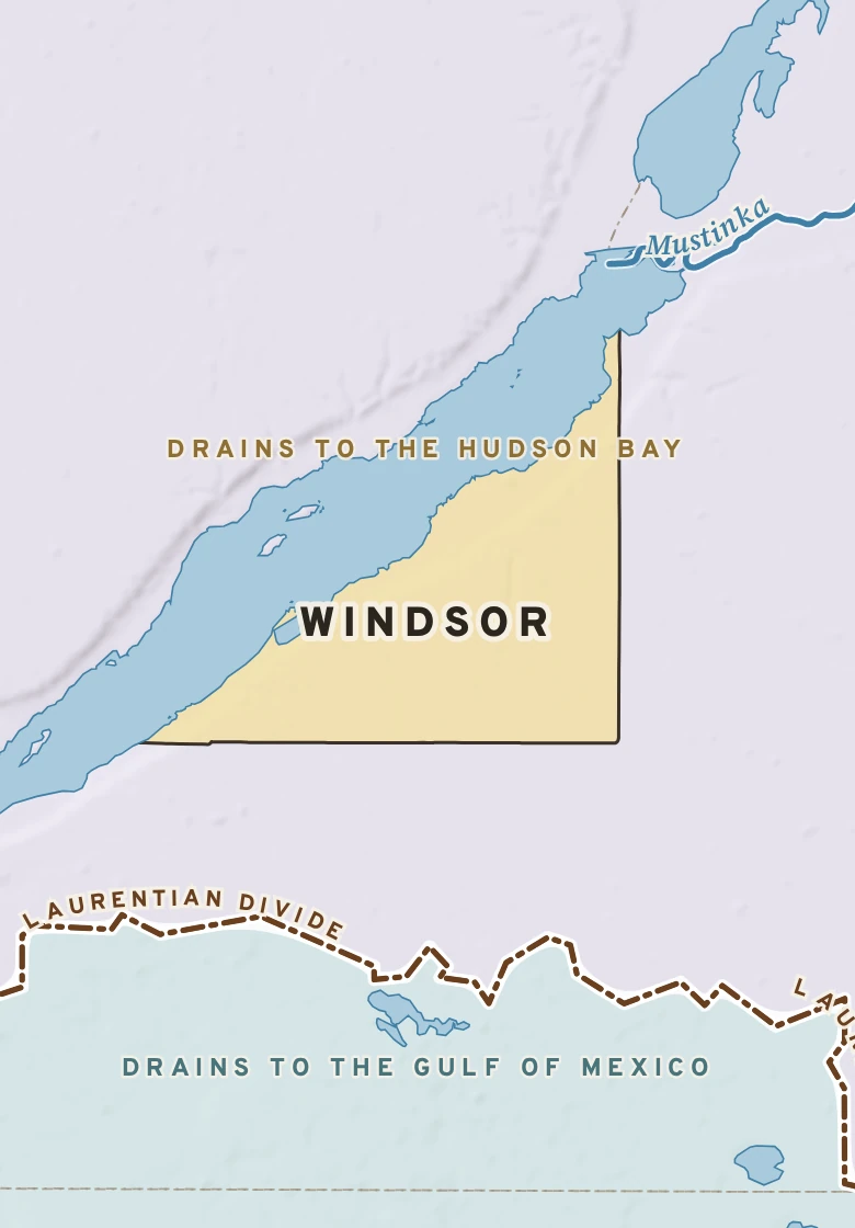 Atlas plate of Windsor, Minnesota.