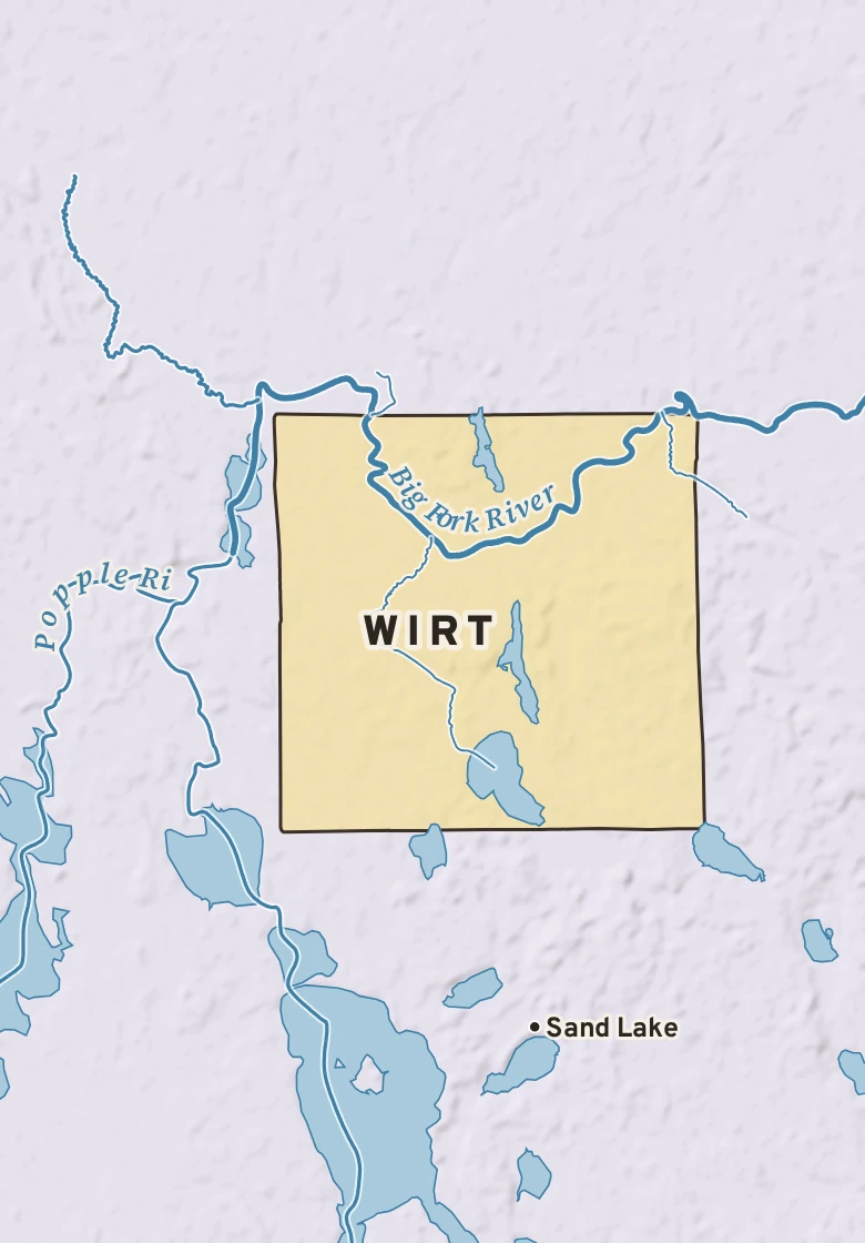 Atlas plate of Wirt, Minnesota.